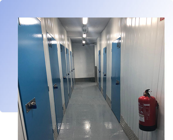 Instalaciones acondicionadas de los trasteros en vallecas. trastero express